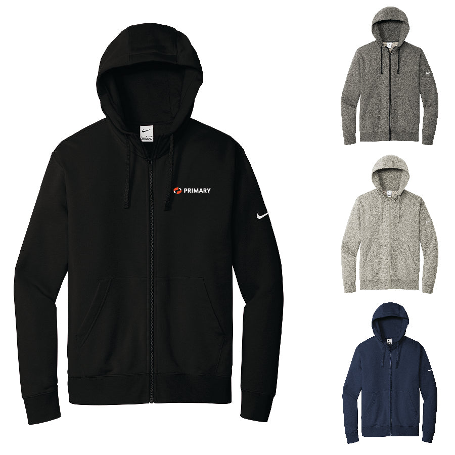 NIKE - Club Fleece Sleeve Swoosh Full Zip Hoodie