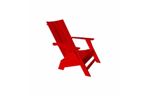 BEAVERSPRINGS Modern Adirondack Chair - Red