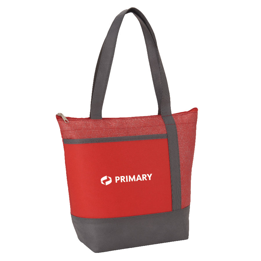LEEDS - Chrome 9-Can Non-Woven Insulated Cooler Lunch Bag
